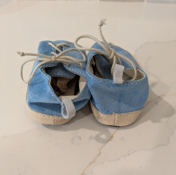 Hand Crafted Suede & Leather Baby Shoes By Canadian Artist - Picture 6 of 8